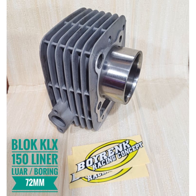 CYLINDER BLOCK KLX DIAMETER LINER LUAR ATAU BORING 69 - 72 - 74~BOYRENK