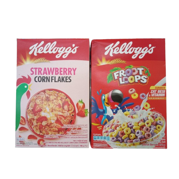 

Kellogg's Strawberry Corn Flakes/Froot Loops