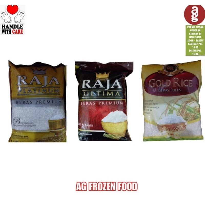 

RAJA Beras Gold Rice/ Platinum/Ultima 5 Kg