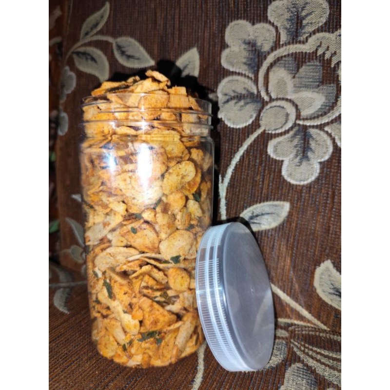 

Basreng tipis pedas daun jeruk