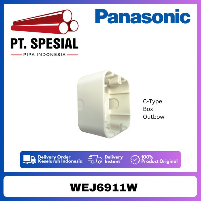 Panasonic Outbow Dus Putih WEJ6911W Saklar Panasonic - 03