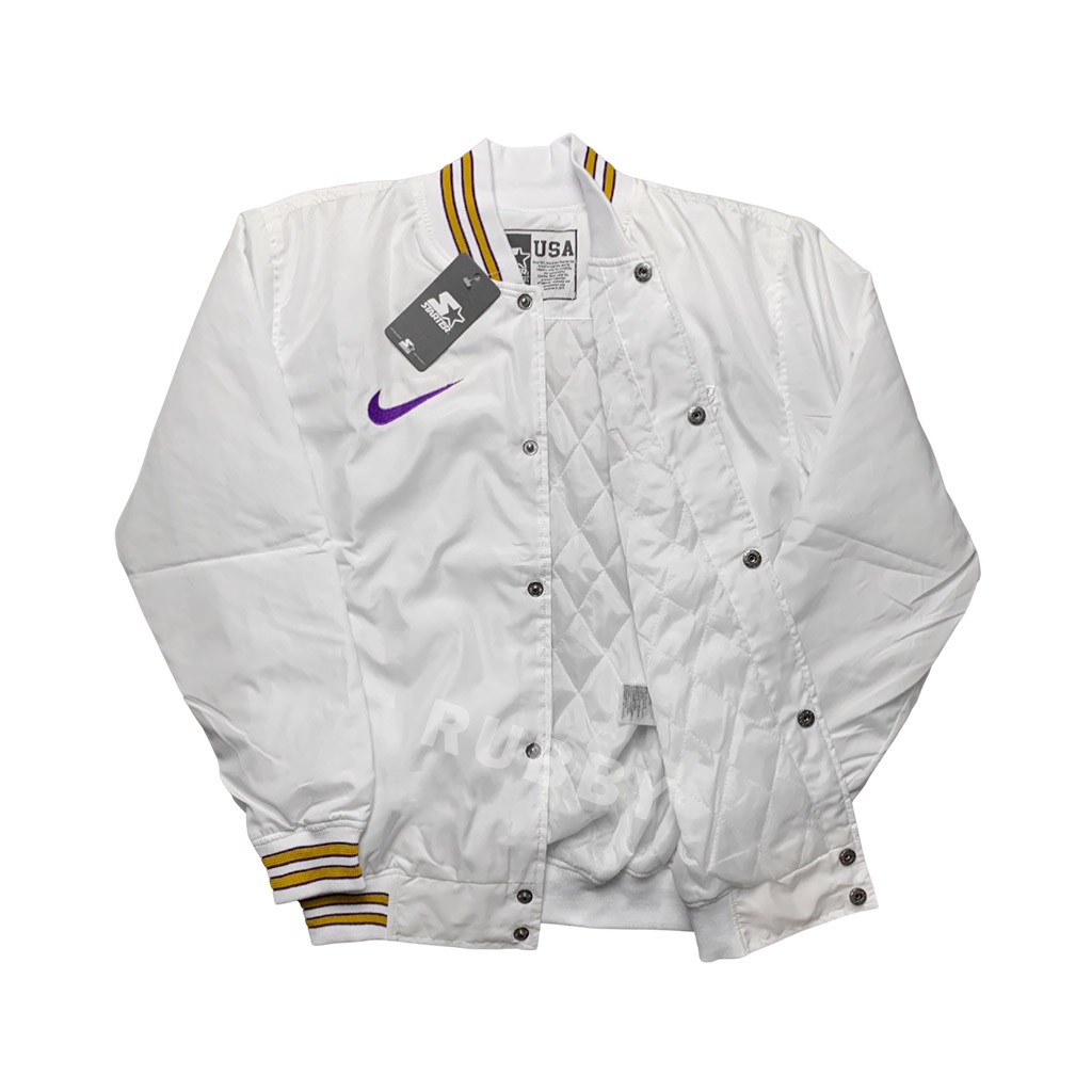 PROMO RUBBY Jacket Bomber Varsity Baseball Bordir Casual Vintage Laker's Series Original Premium