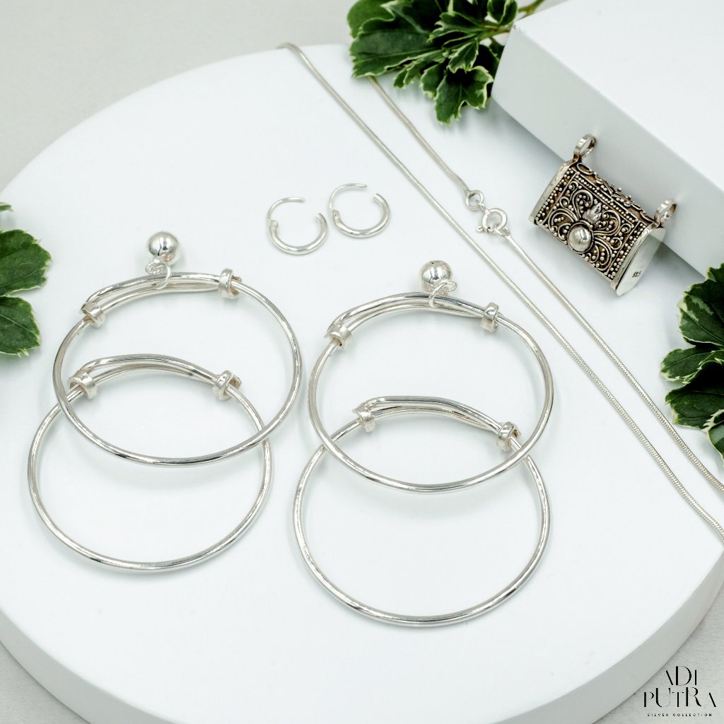 Ide Set Bayi Perak Metelu Bulanan // Gelang Bayi Perak // Badong Bayi Perak // Kalung Bayi Perak