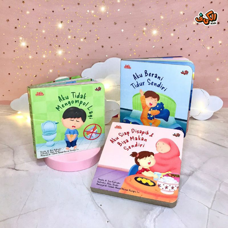 Boardbook Anak Balita | Seri Aku Sudah Besar | Lift the Flap Book | 1 Set 3 Buku | Alkahfi Kids