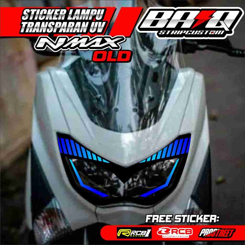 02 STICKER LAMPU ALIS DEPAN NMAX OLD - STICKER LAMPU ALIS DEPAN NMAX OLD MOTIF LIST SIMPLE