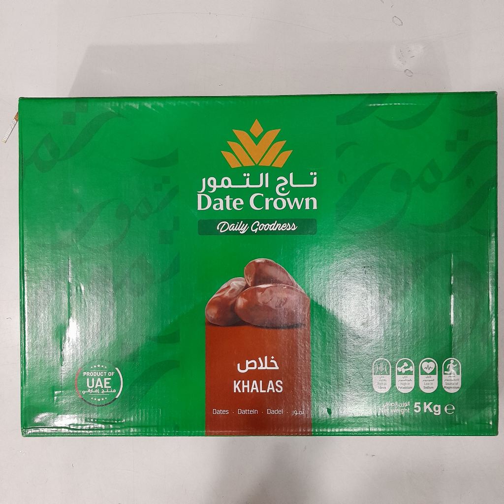 Kurma 5 Kg Date Crown Khallas