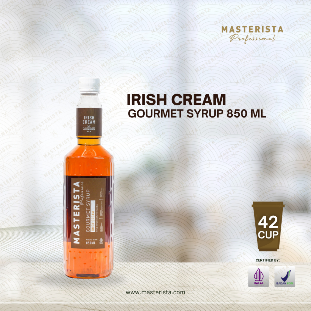 

Masterista Sirup Rasa Irish Cream 850ml / Irish Cream Syrup