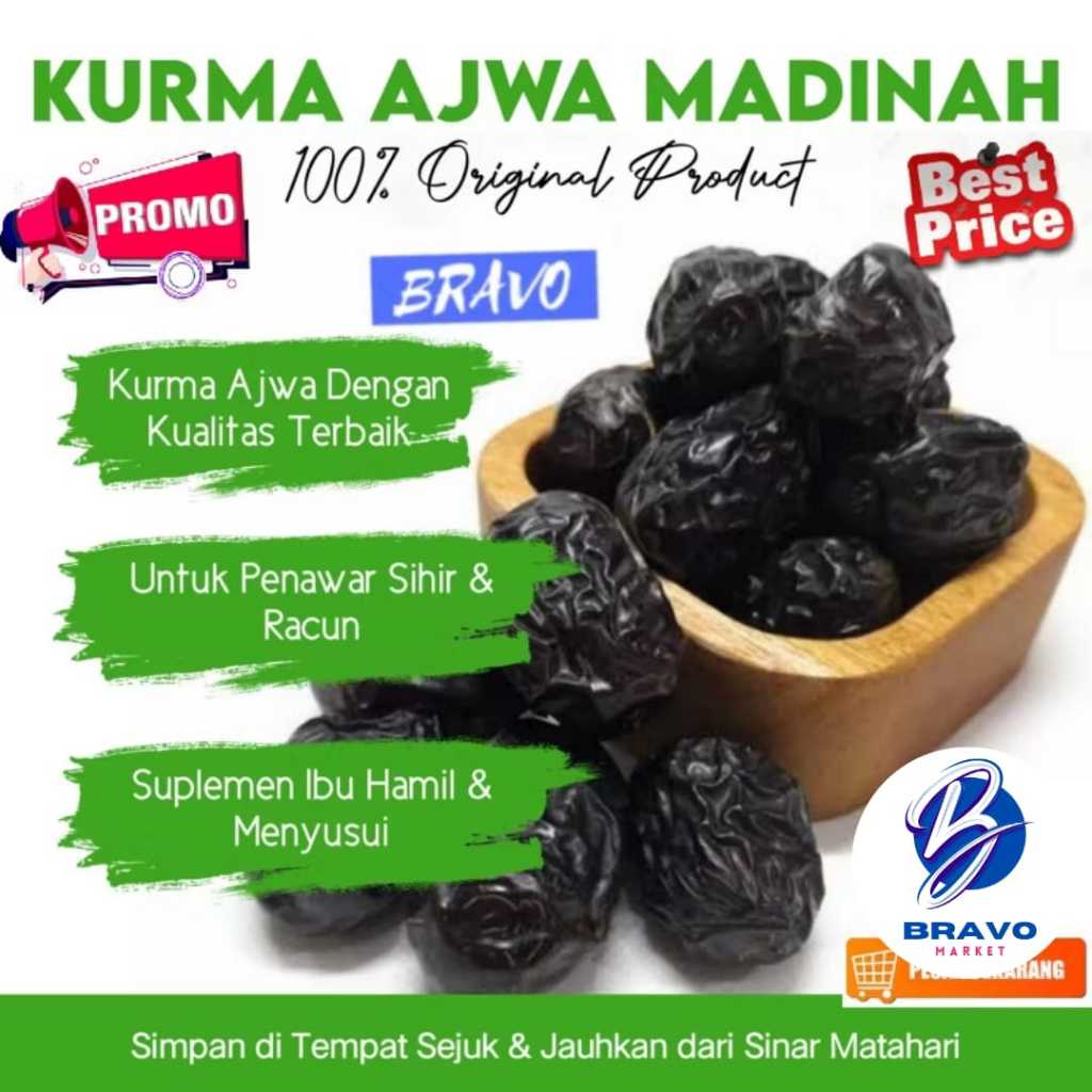 

Kurma Ajwa Premium Ajwa Madina Dates 500gr 250gr (Grade 1) Ajwa 1kg Ajwa 500gr Ajwa 250gr Ajwa Tepak