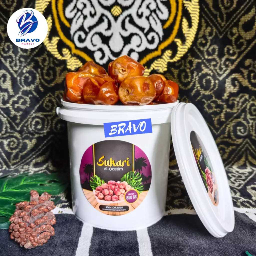 

Kurma Sukari Ember 850 Gr Premium Dates Kemasan Terbaru Sukari Ember 850gr Kurma Sukari Ember