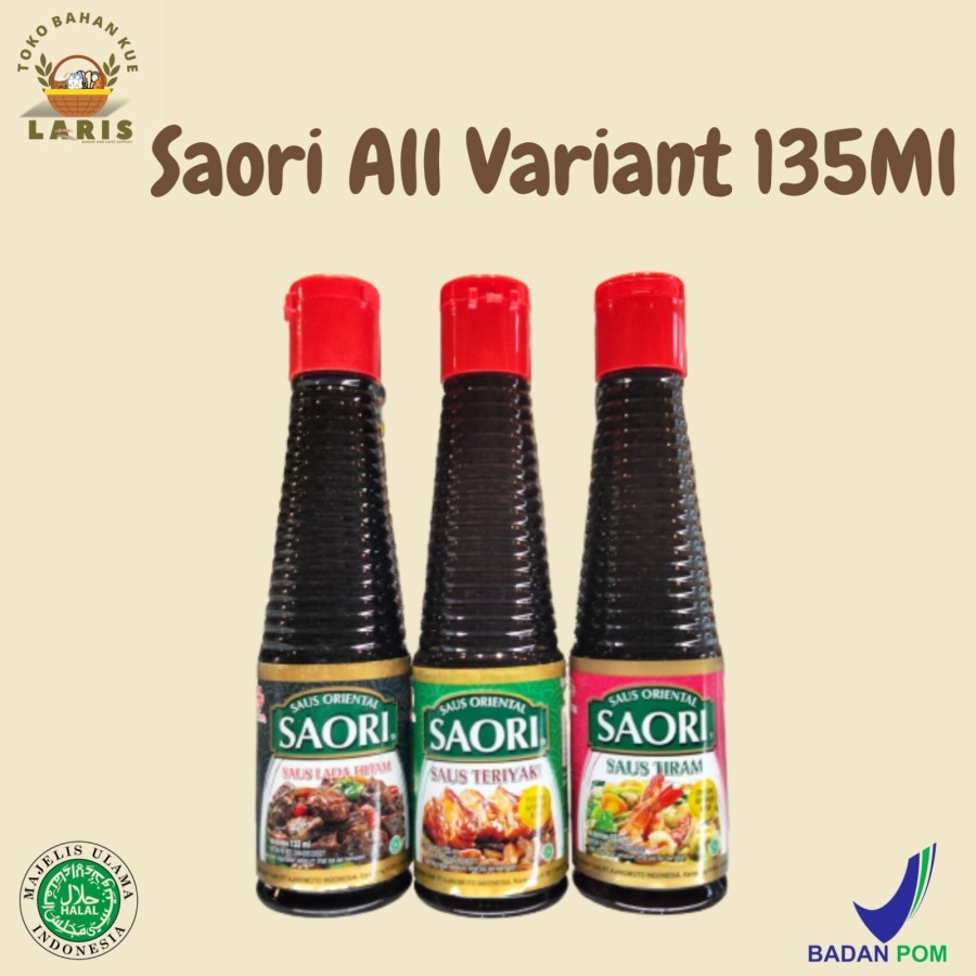 

SAORI SAUS KEMASAN BOTOL 133 ML