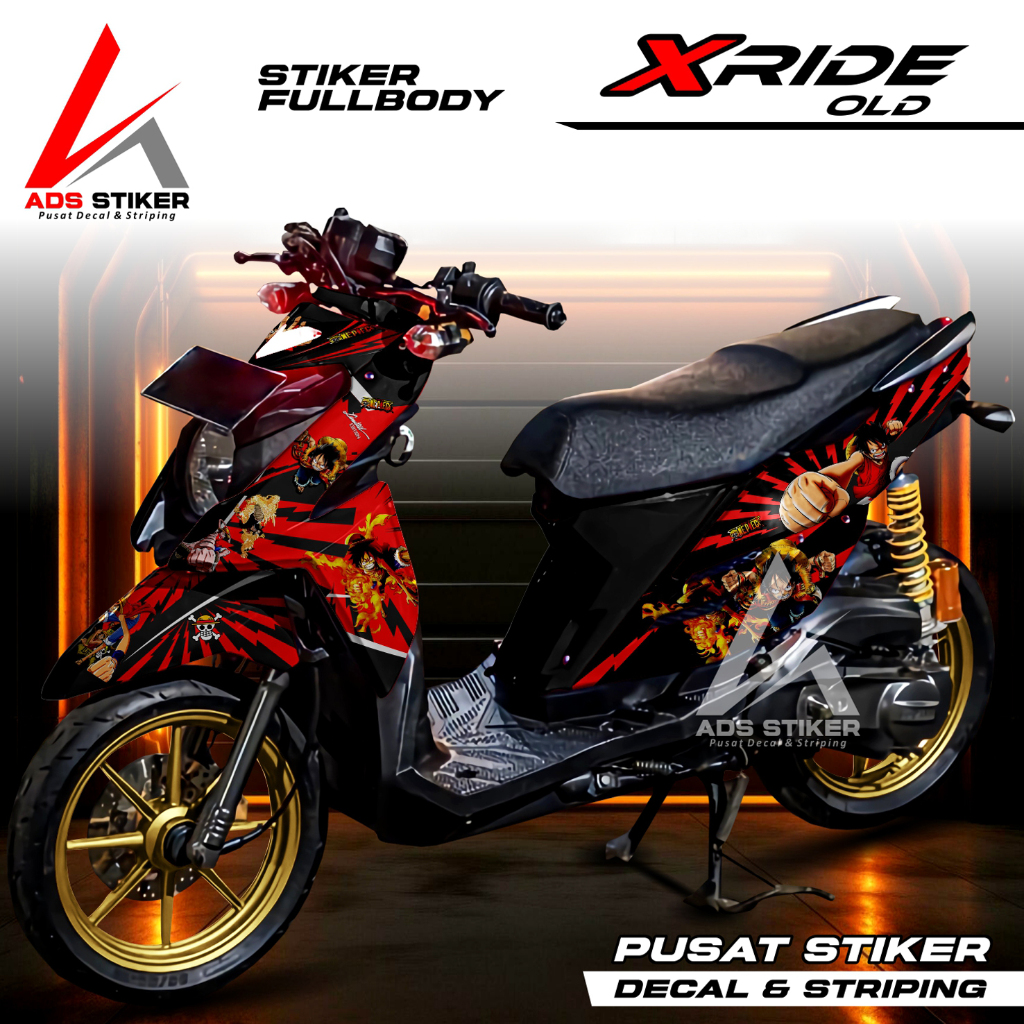 (COD) Decal X Ride 115 Full Body Stiker X Ride 115 Full Body Striping X Ride 115 Full Body 2013 - 20