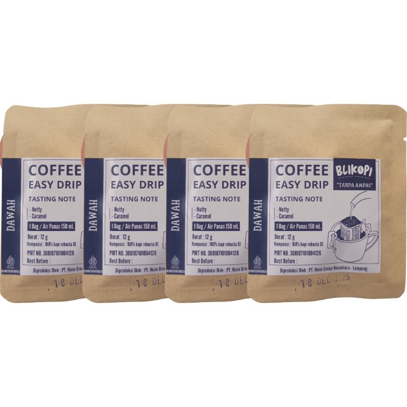 

Paket Bundling Kopi Drip (Tanpa Ampas) Dawah Isi 4