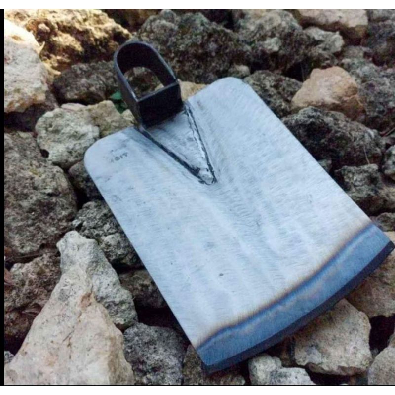 cangkul baja putih cangkul sawah, bahan baja asli super tajam udah sepuhan