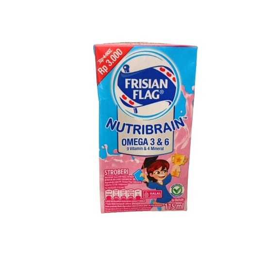 

FRISIAN FLAG NUTRIBRAIN OG SUSU UHT STRAWBERRY 115 ML [6PCS]