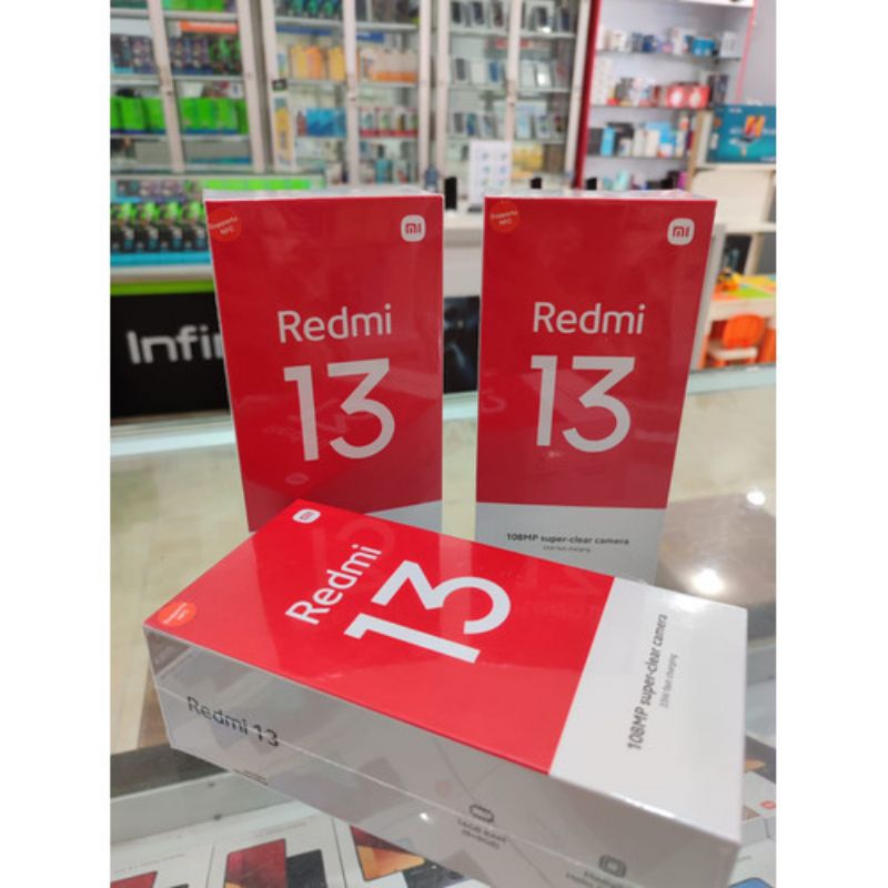 XIAOMI REDMI 13 RAM 8/256 GB NFC NEW GARANSI RESMI