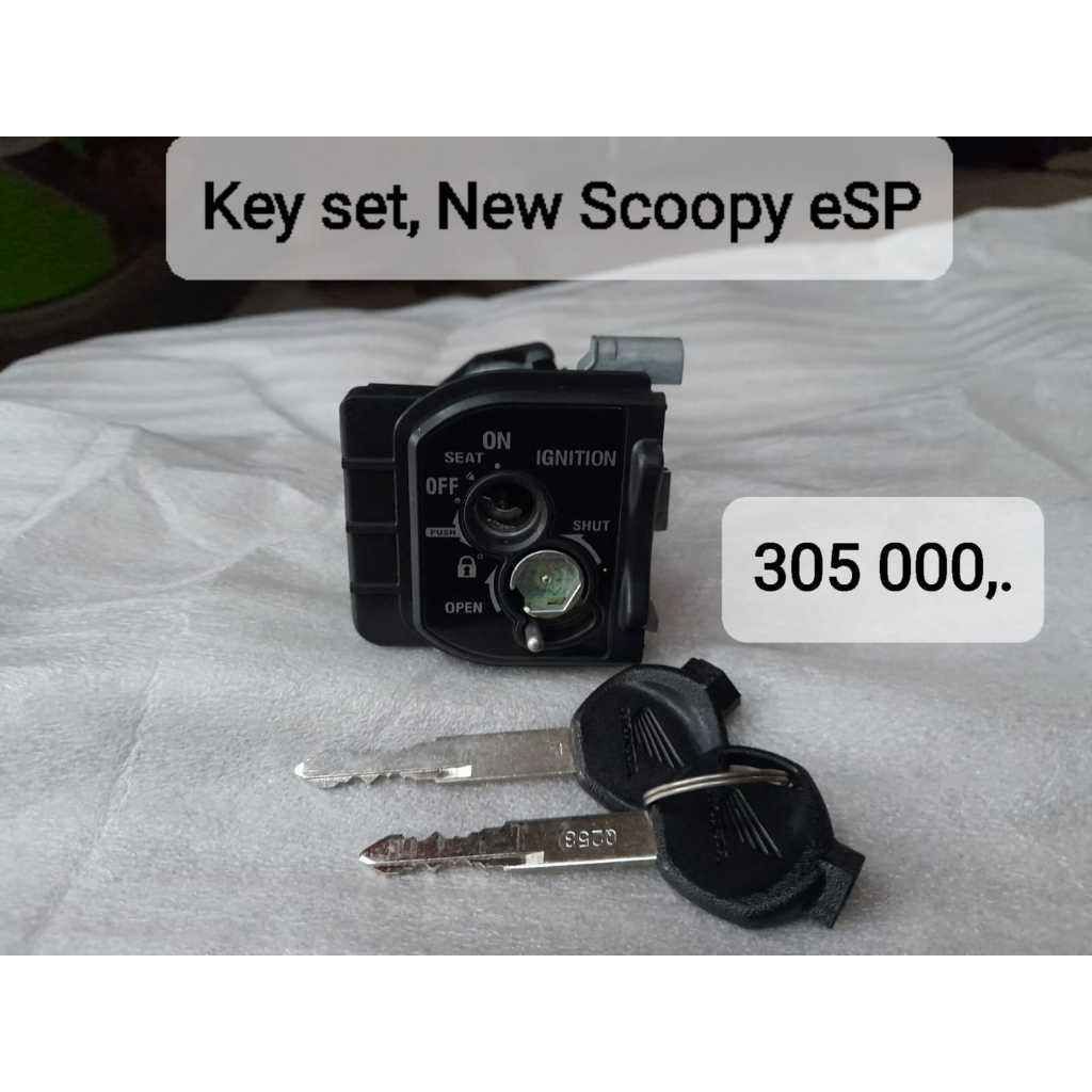 KEY SET/KUNCI MOTOR SET ORIGINAL MOTOR SCOOPY ESP