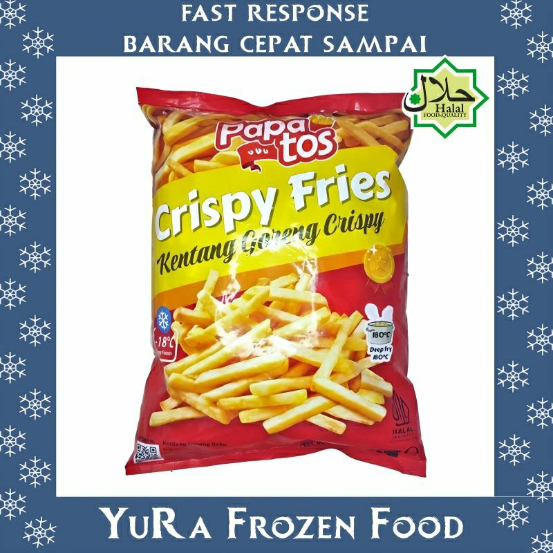 

PAPATOZ Crispy Fries Kentang Goreng Krispi 1 kg