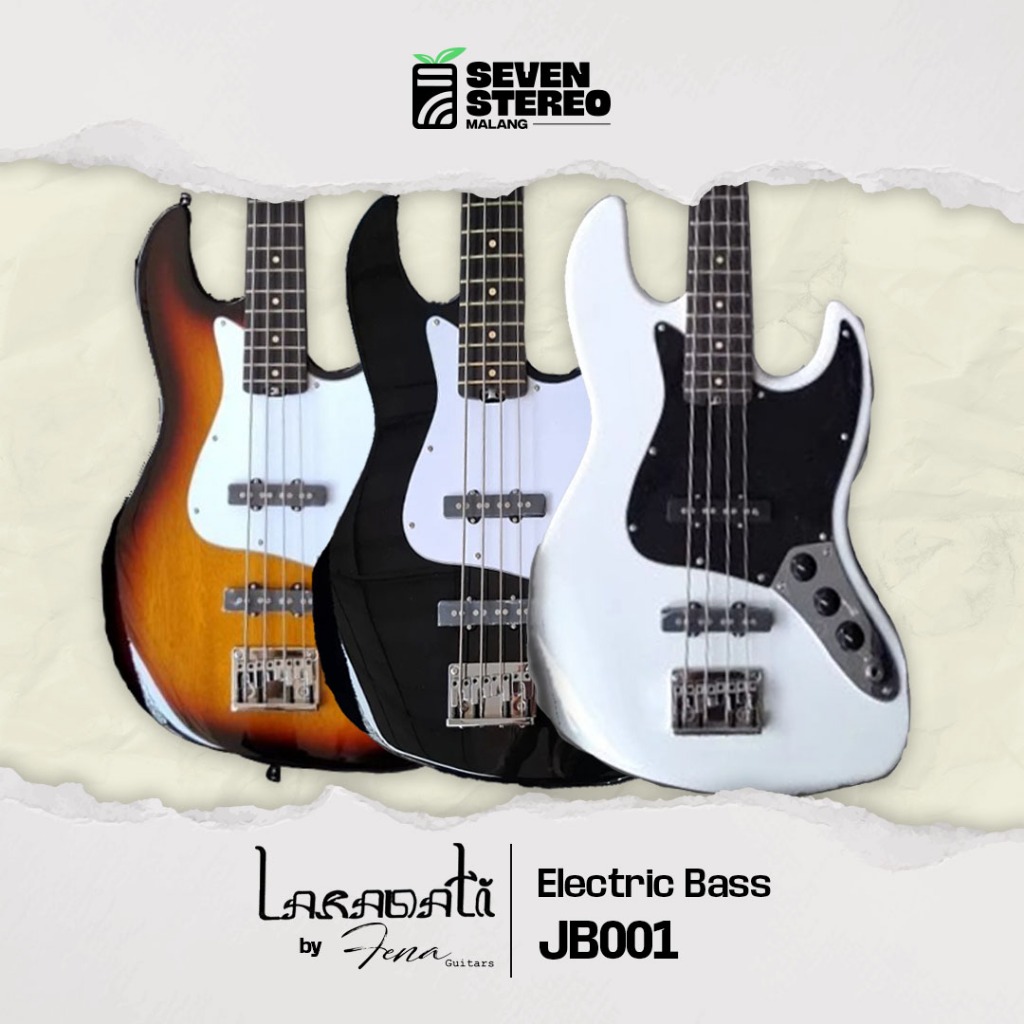 LARASATI By FENA JB001 Jazz Bass Model Electric Bass 4 String - Bass Elektrik Listrik 4 Senar