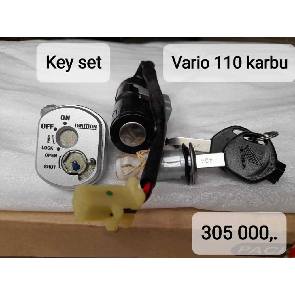 KUNCI MOTOR SET VARIO 110 KARBU ORIGINAL