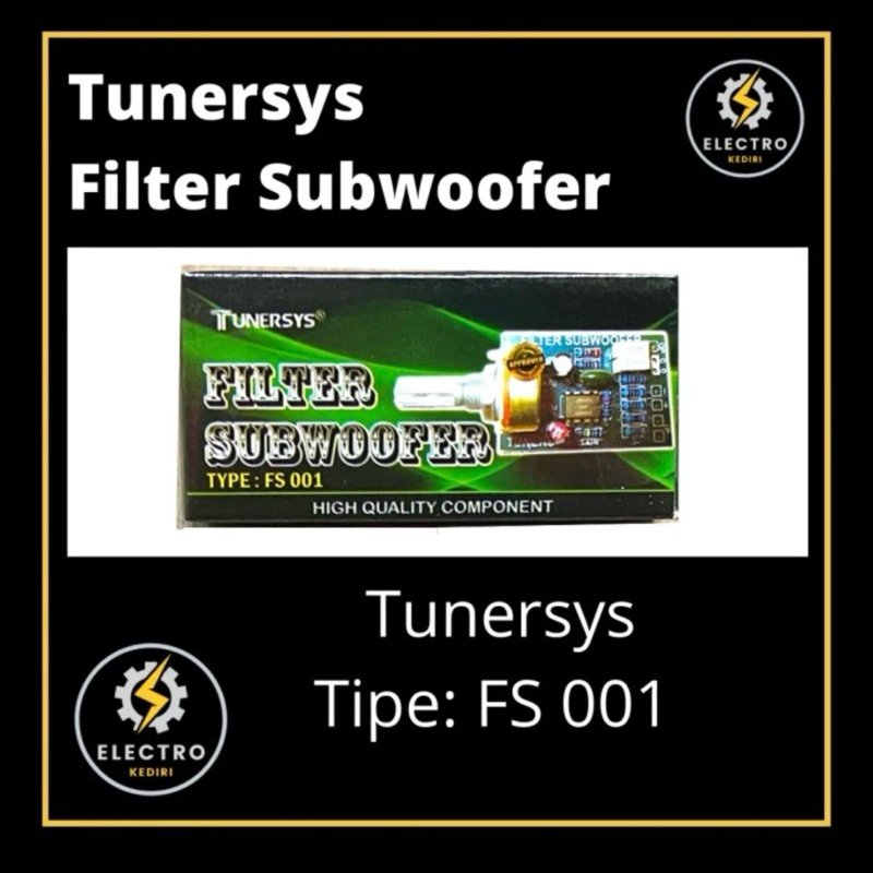 Filter Subwoofer ct TUNERSYS FS 001 | filter sw subwofer CT tunersys FS001