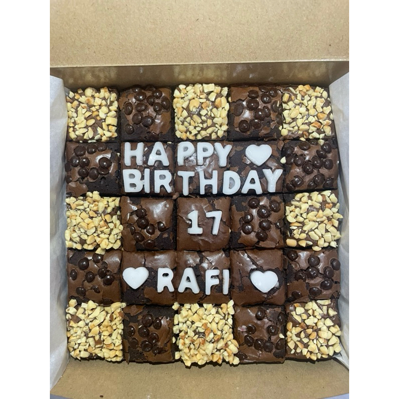 

fudgy brownies 20x20