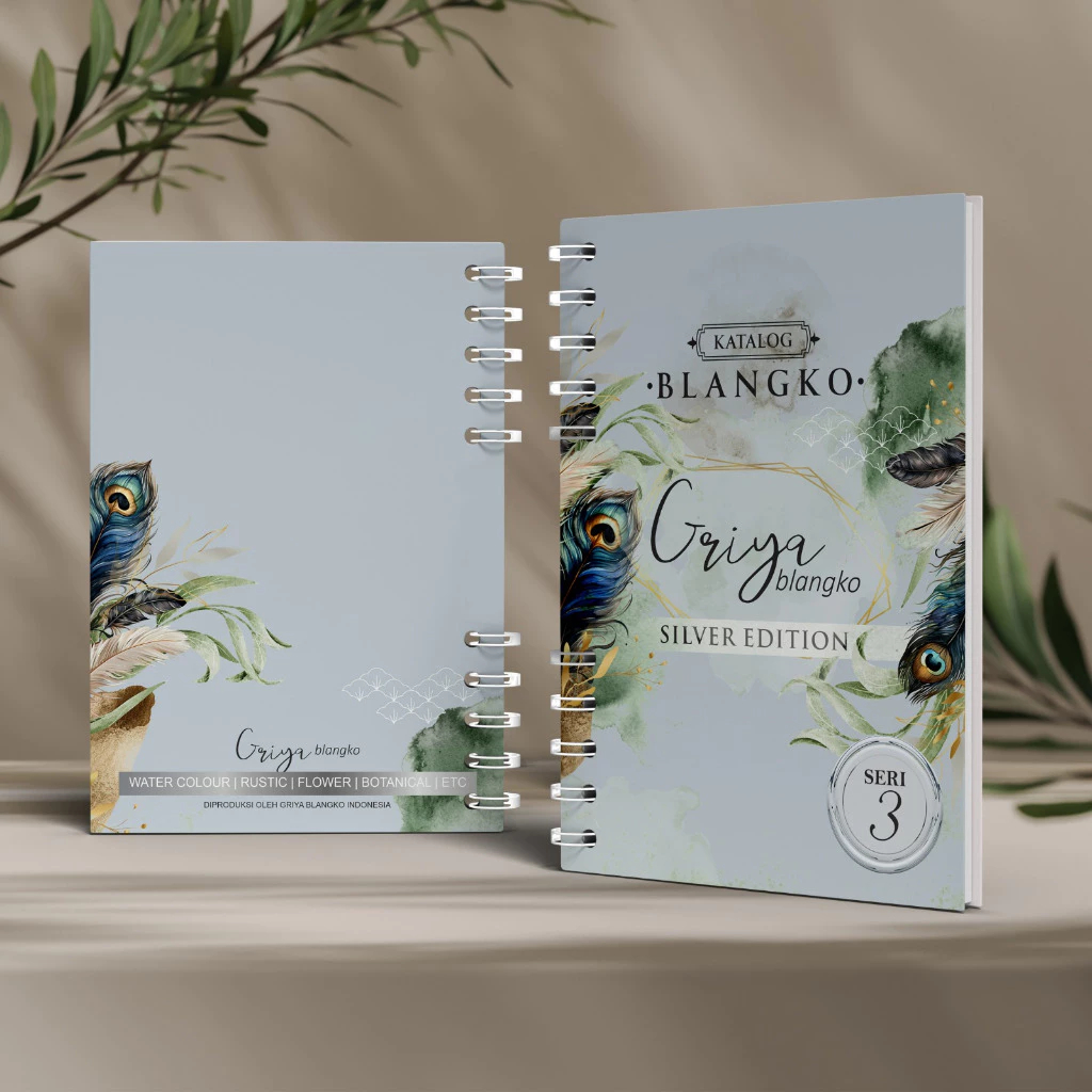 Katalog Blangko GRIYA SILVER GS Seri 1/2/3 150gr Katalok Undangan Kosongan