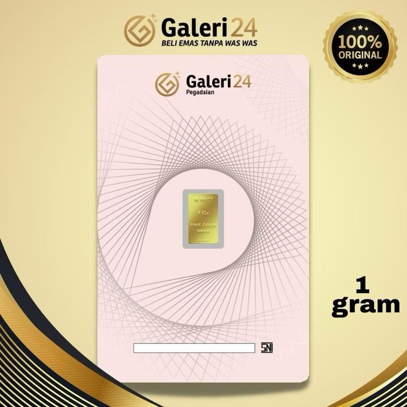 LOGAM MULIA Galeri 24 Kepingan 1 gr