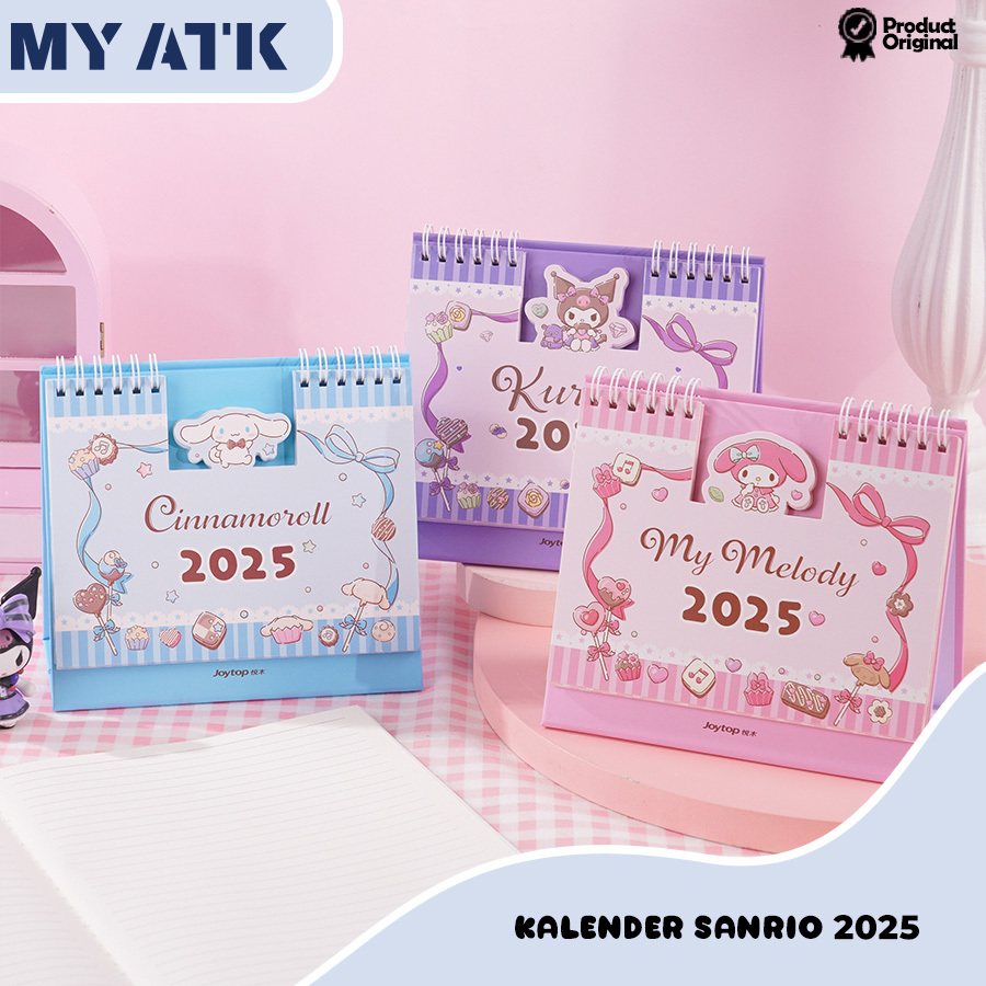 

Kalender Meja Sanrio 2025 / Calendar Memo 2025 Aesthetic Cute