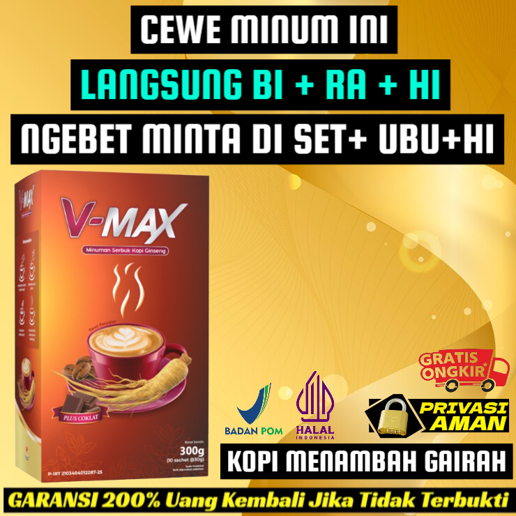 

kopi v-max mood boster rasa coklat kopi wanita bpom memanbah staminta meningkatkan bergairah