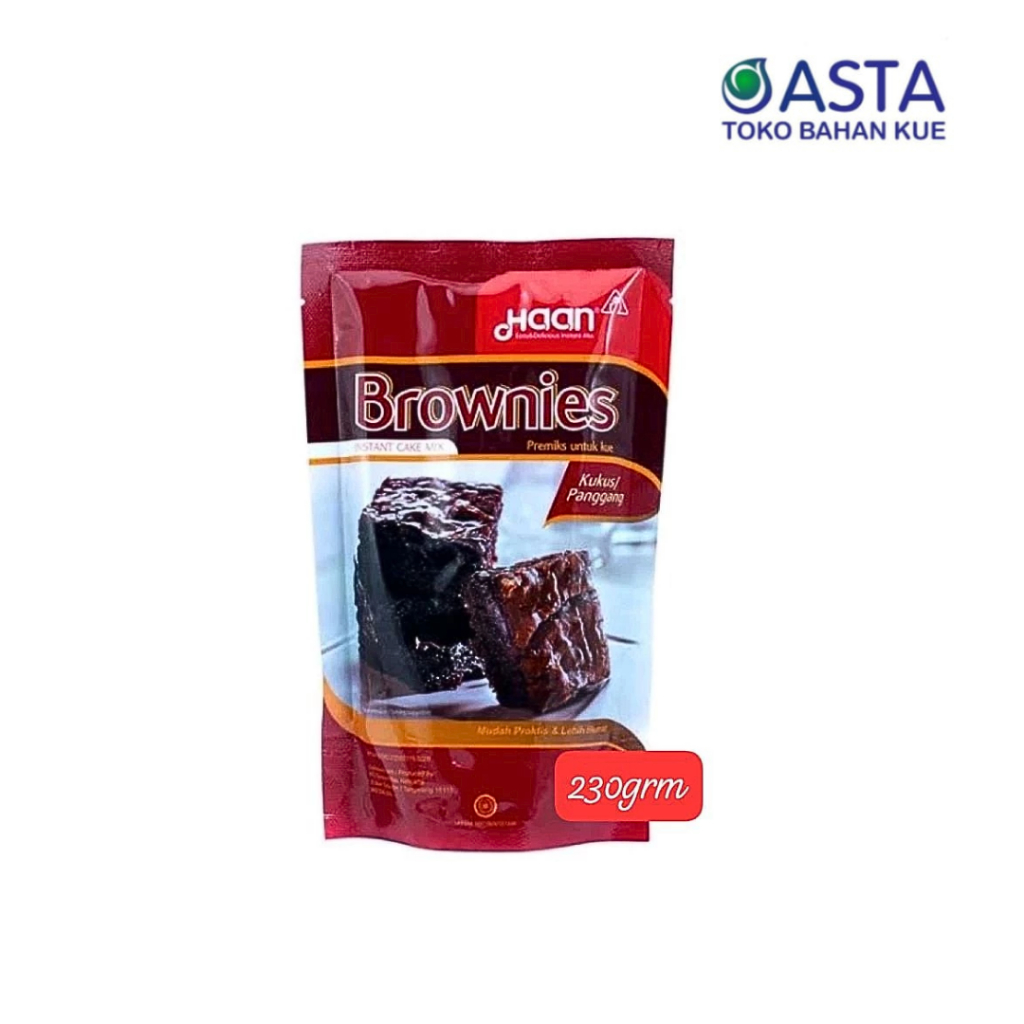 

Haan Brownies Mix Instan Pouch 230 gr