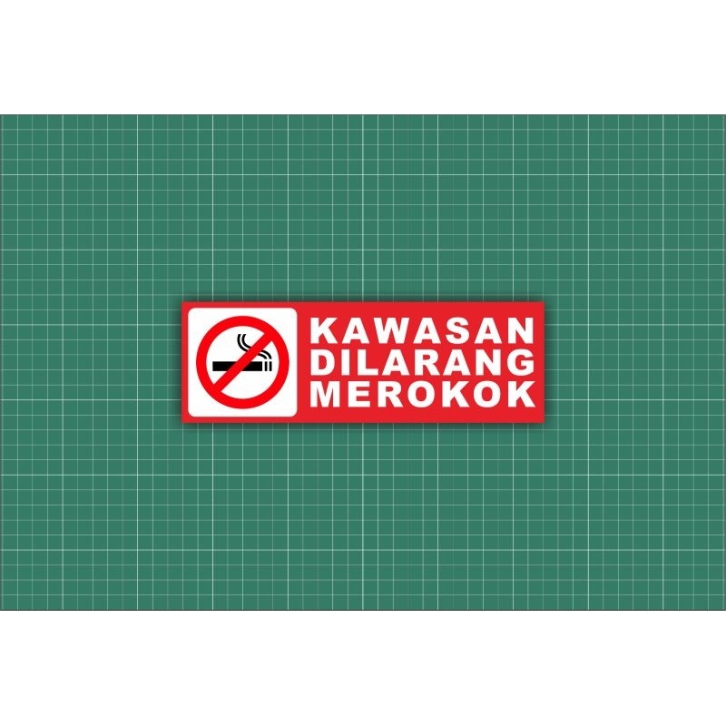 

STICKER VYNIL DILARANG MEROKOK