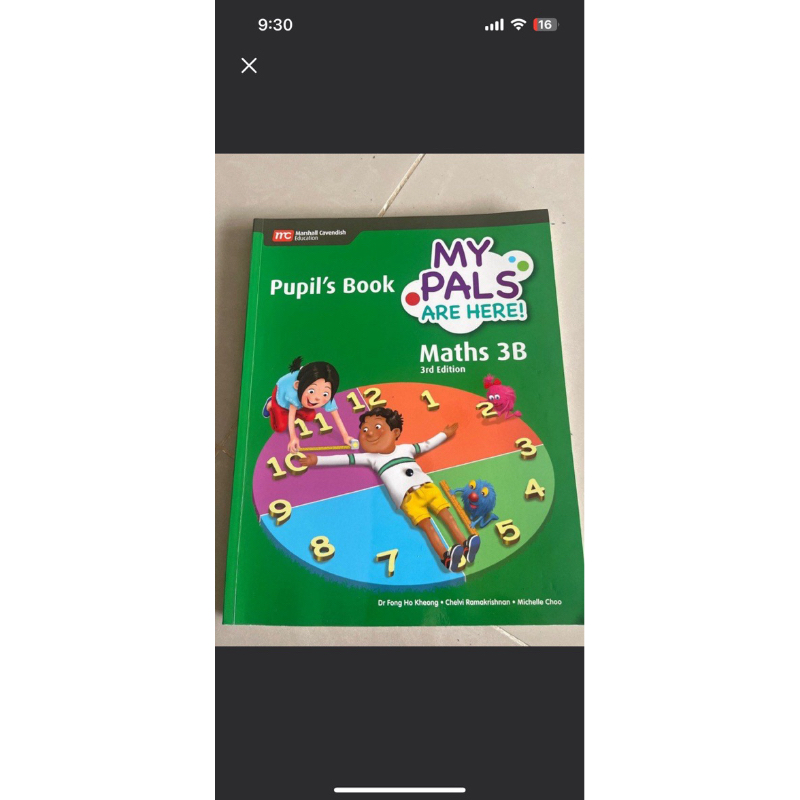 my pals are here math textbook 3a preloved