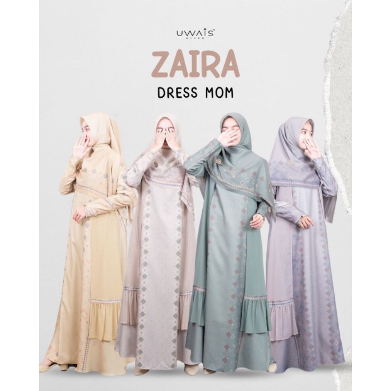 UWAIS HIJAB Zaira Dress // Baranusa Series // Sarimbit 2025