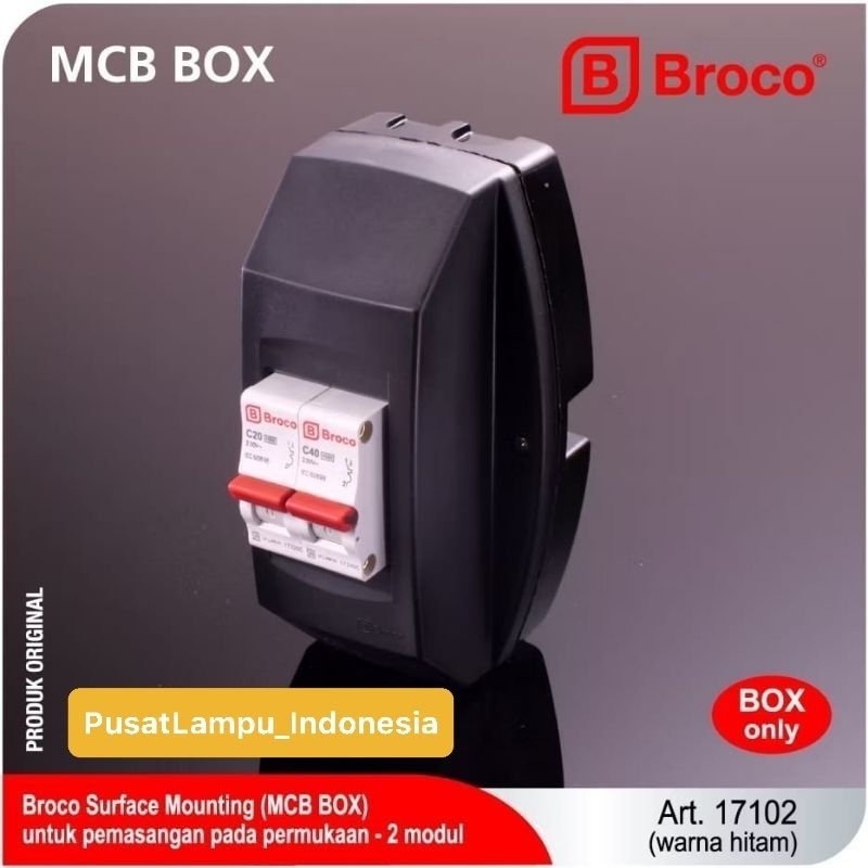 BOX MCB BROCO 1-2 GROUP OUTBOW BROCO 17102 BOX MCB BROCO MURAH