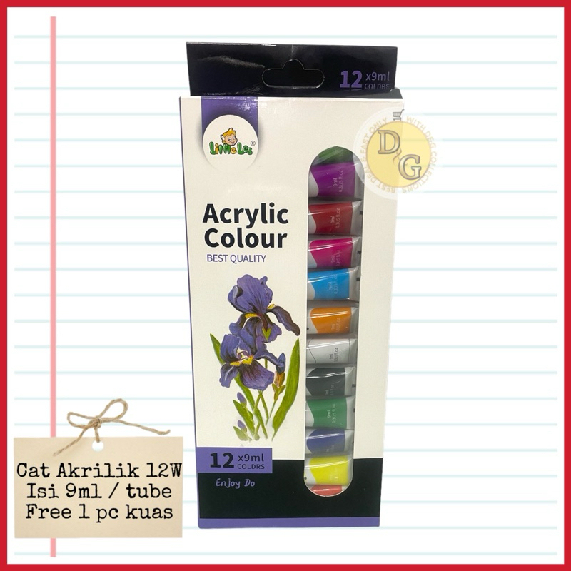 

CAT ACRYLIC AKRILIK 12 WARNA