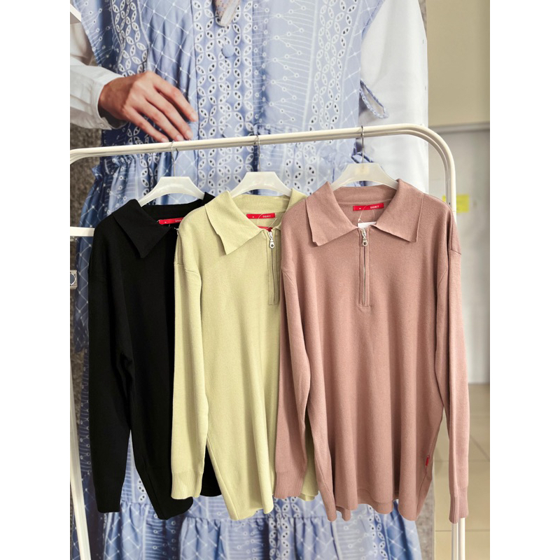 M tunic classic knit dauky tunik dauky