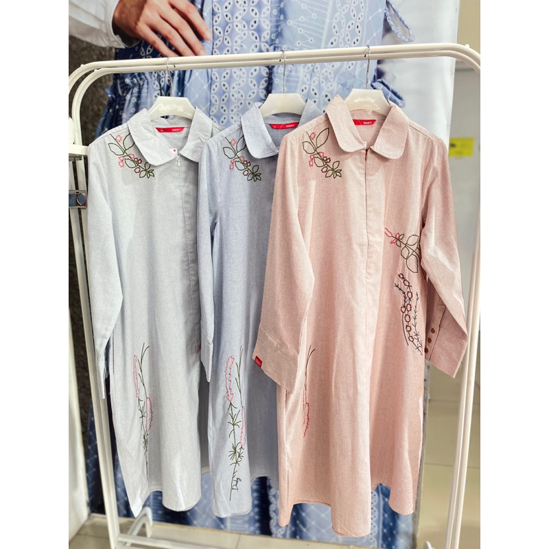 L tunic wild flower dauky tunik dauky