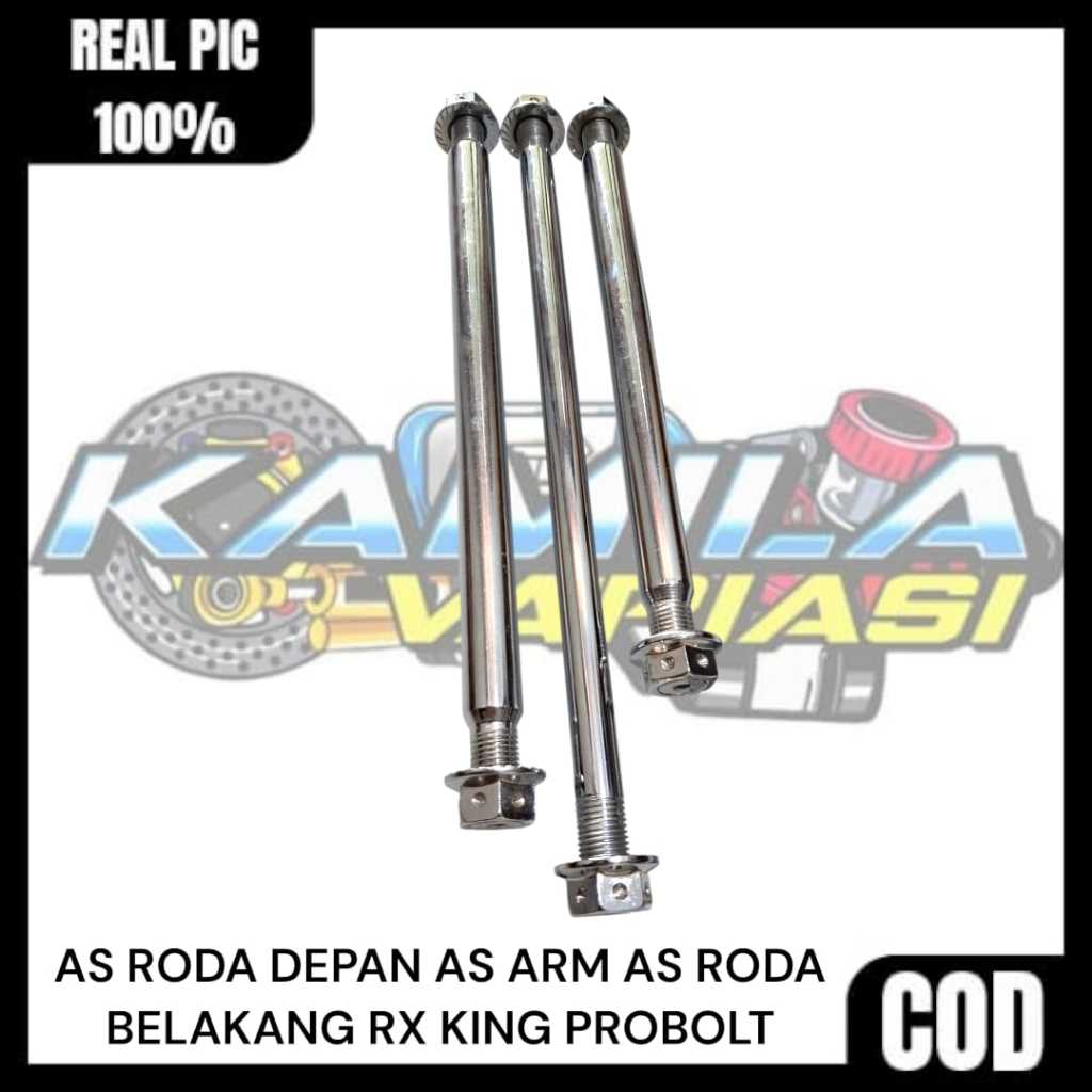 AS RODA DEPAN AS RODA BELAKANG AS TENGAH RX KING BAUT L PROBOLT