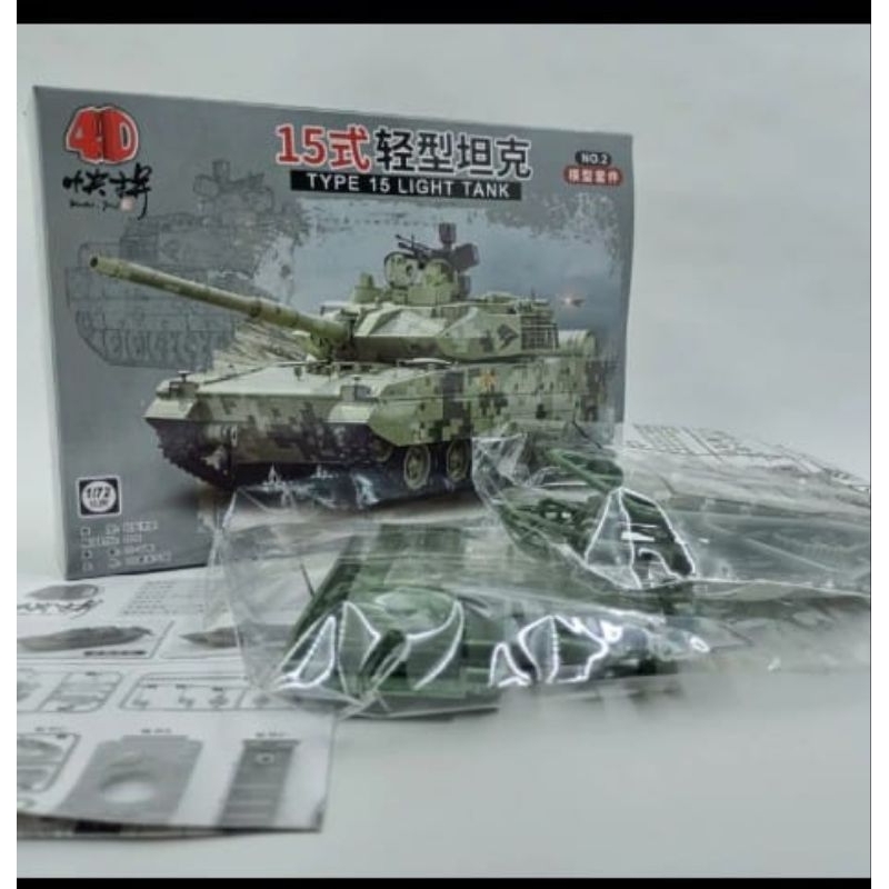 miniatur Tank T-15 LIGH TANK Type-15 skala 1/72