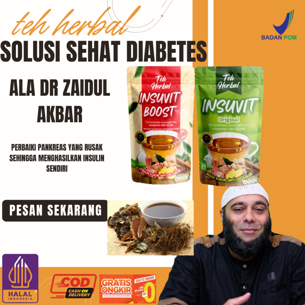 

Teh rimpang JSR herbal insuvit | Kencing manis | gula tinggi | isi 30 teh