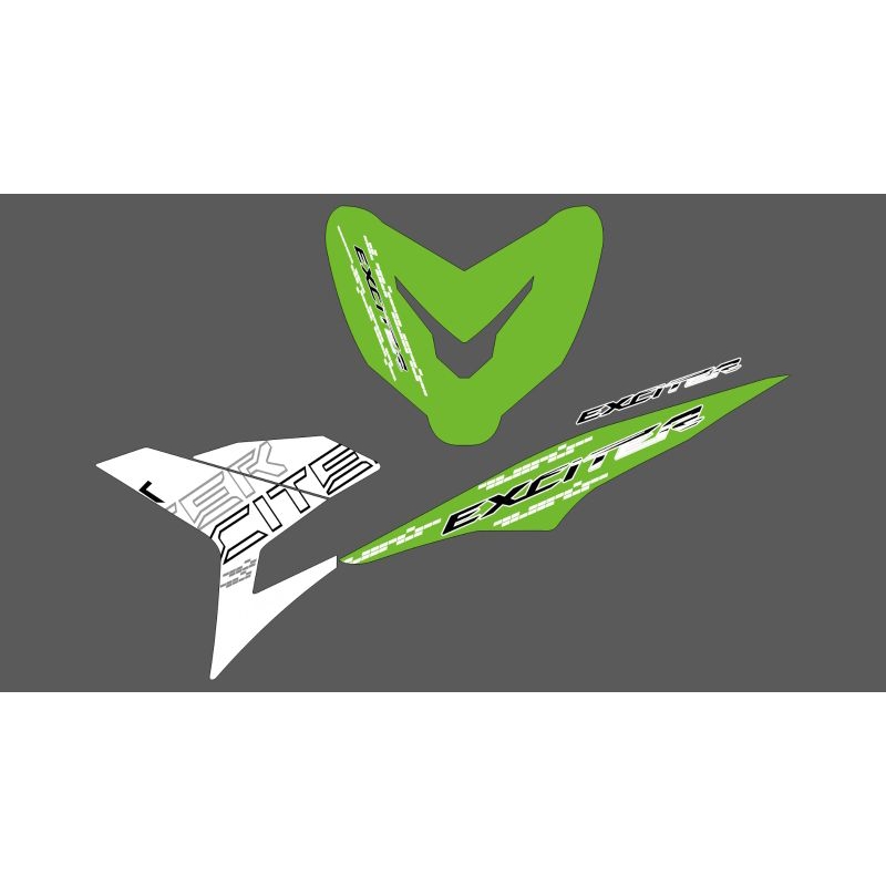 STRIPING STICKER TRANSPARAN MXKING CUSTOM DESIGN EXCITER