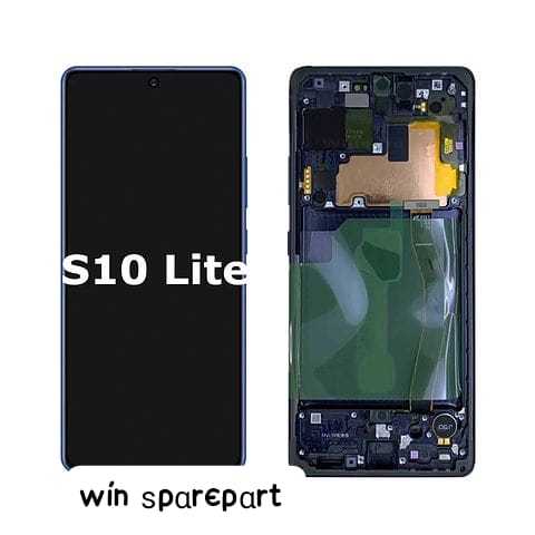 LCD TOUCHSCREEN SAMSUNG S10 LITE OLED / S10 LITE OLED + FRAME / LCD LAYAR SENTUH DISPLAY / NEW - PRO