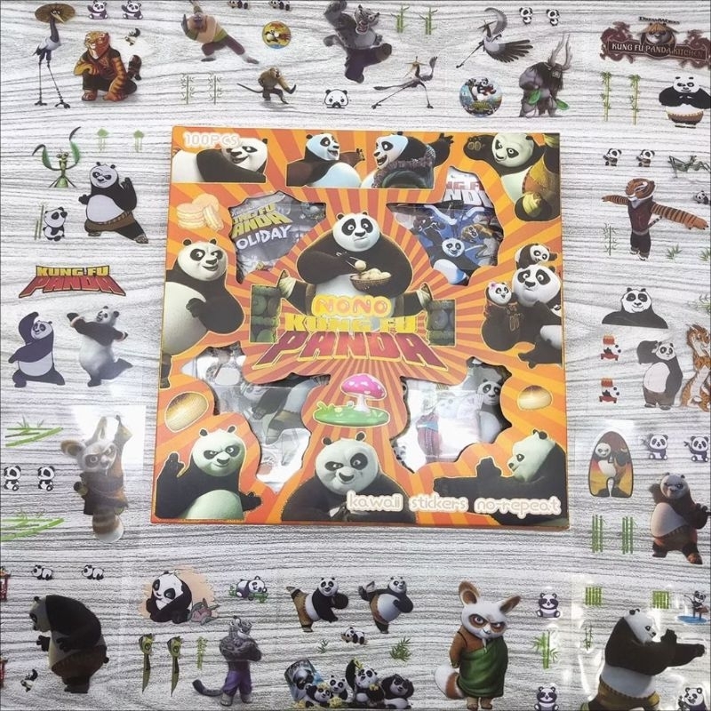 Sticker Kungfu panda, stiker kungfu panda Po, master shifu,  tigress, tai lung, oogway, Mr ping, vip