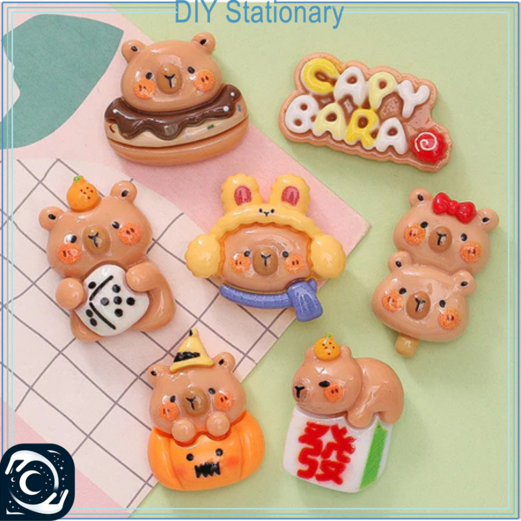 

Stiker 3D Karakter Capybara DIY Dekor Botol Casing Dompet Sandal Lucu 3D-019