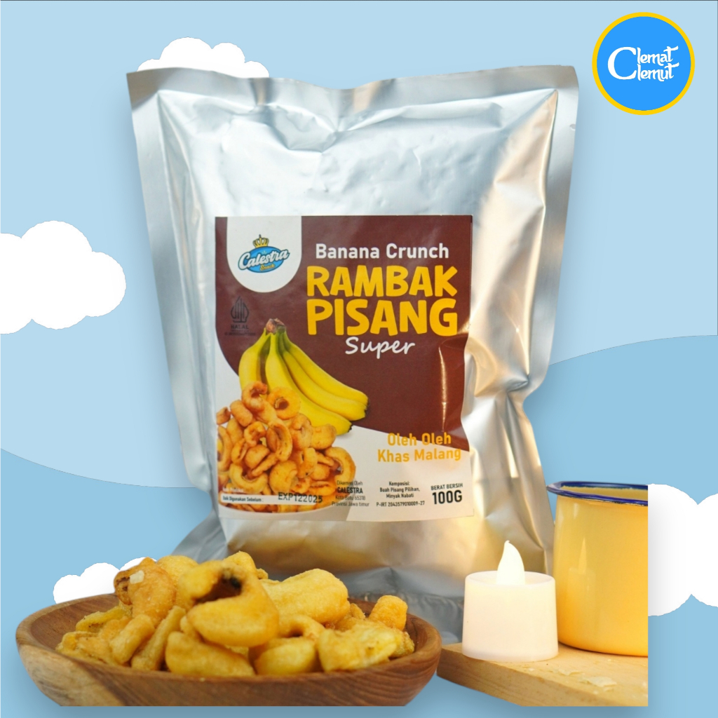 

KERIPIK RAMBAK PISANG SUPER 100GR - RENYAH, GURIH, NAGIH