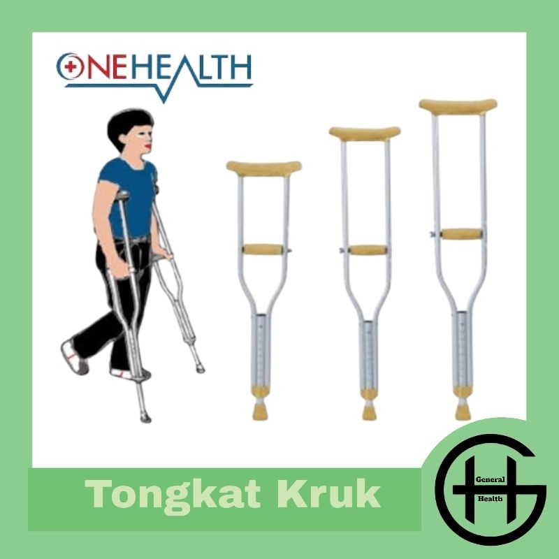 Tongkat Kruk  Tongkat Ketiak Kruk  Alat Bantu Jalan