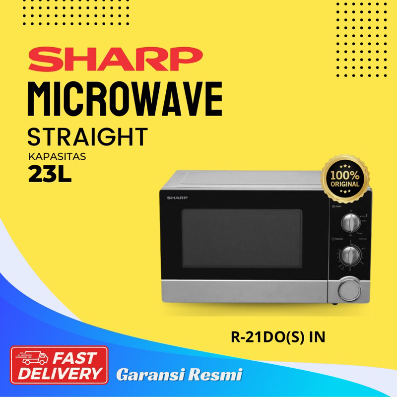 Microwave Oven Sharp R-21D0(S)IN Straight Microwave Oven 23 Liter