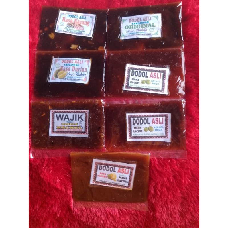 

Dodol & Wajik kandangan 25gr aneka rasa