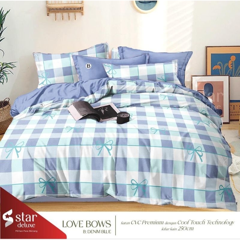Sprei ESRA STAR motif Abstrak sprei Anti geser