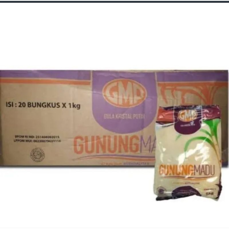 

gula gmp kemasan perdus isi 20pcs @1kg